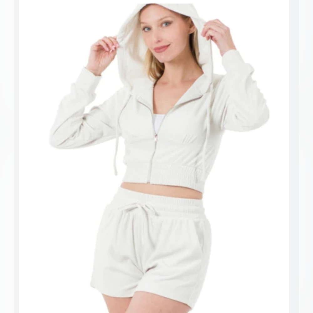 Cropped Jacket & Shorts